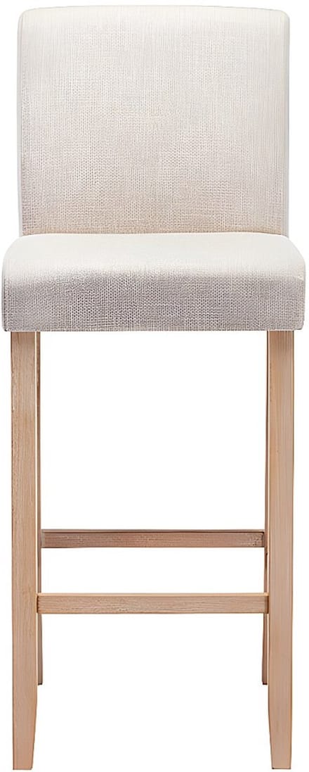 Vente-unique Set van 2 barkrukken - Stof - Beige - ROVIGO