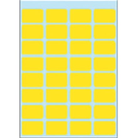 Etiket HERMA 3641 12x19mm geel 160 stuks