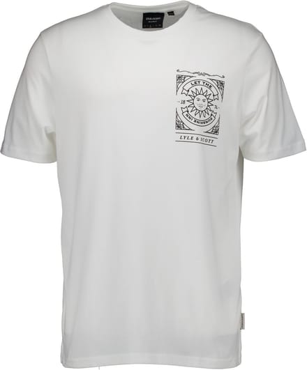 Lyle & Scott - Shirt Wit Lyle&scott Sunshine Inn Graphic T-shirts Wit Ts2307v