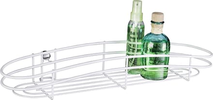 Wenko 22821100 Maxi-plank "Classic Plus" in staal, wit, 50 x 15 x 8,5 cm