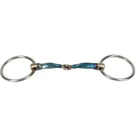 Dubbel bit voor paarden Trust Sweet Iron Loose ring slow twist jointed