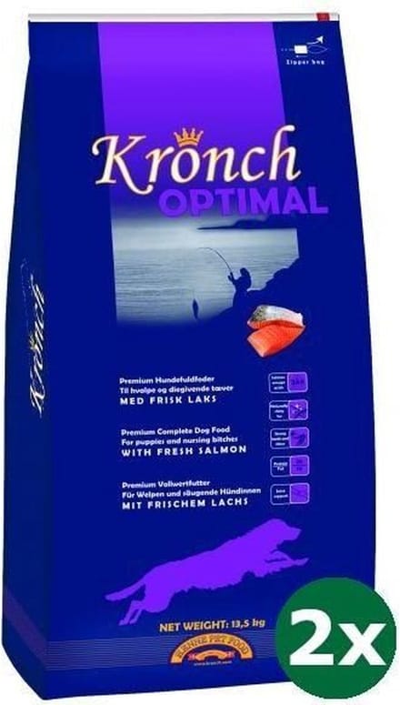 2x13,5 kg Kronch optimal puppy hondenvoer