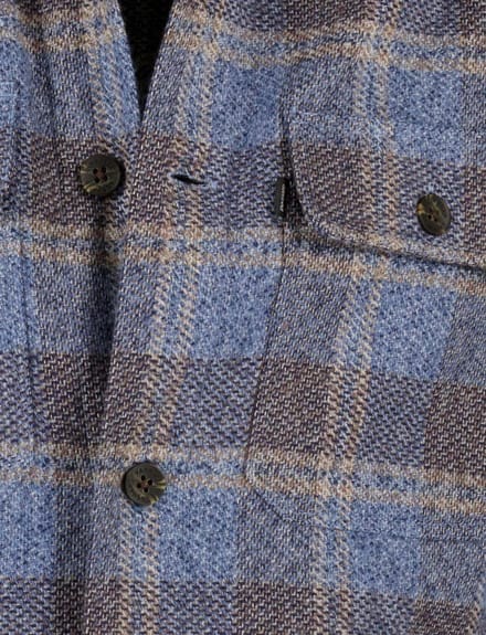 Onderhemd Vanguard Overshirt Ruiten Blauw