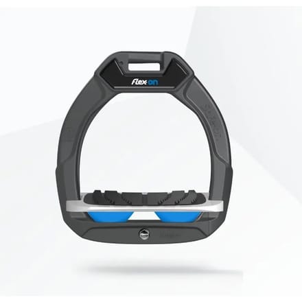 Veiligheidsondernemingen Paardrijden Hellend Grip Antraciet/Grijs/Blauw Kind Flex-On Safe-On