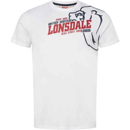 Lonsdale Walkley T-shirt Met Korte Mouwen Wit L Man
