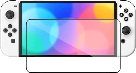 Screenprotector geschikt voor Nintendo Switch Oled - Accessoires Glas Screen Protector