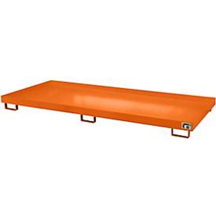 Stellinglekbak type RW/RW 3300-1, zonder rooster, oranje RAL2000
