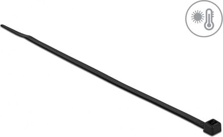 Kabelbind warmtebestendig l 300 x w 4,8 mm zwart 100 stuks
