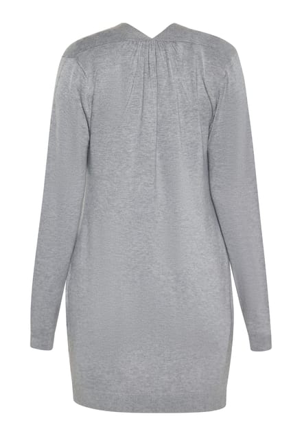 RISA Vest Dames grijs melange