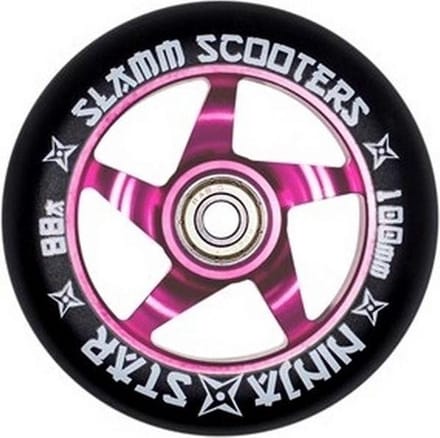Stunt Step wielen Slamm Ninja Stars roze 100mm