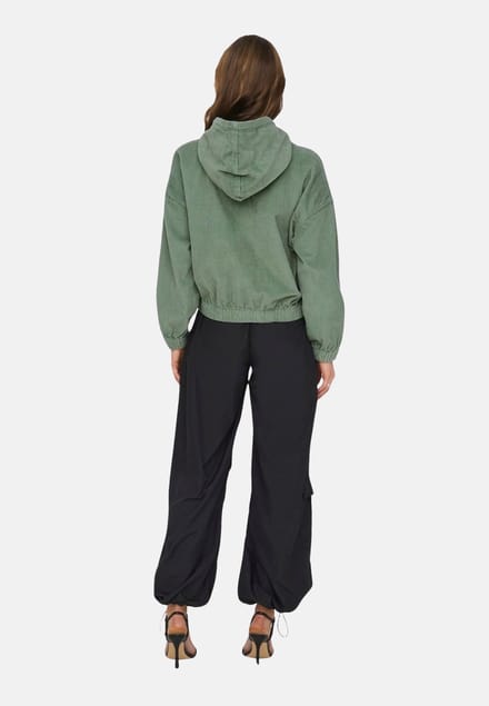 ONLY ONLKENZIE L/S CORD JACKET PNT NOOS Dames Jas - Lily Pad