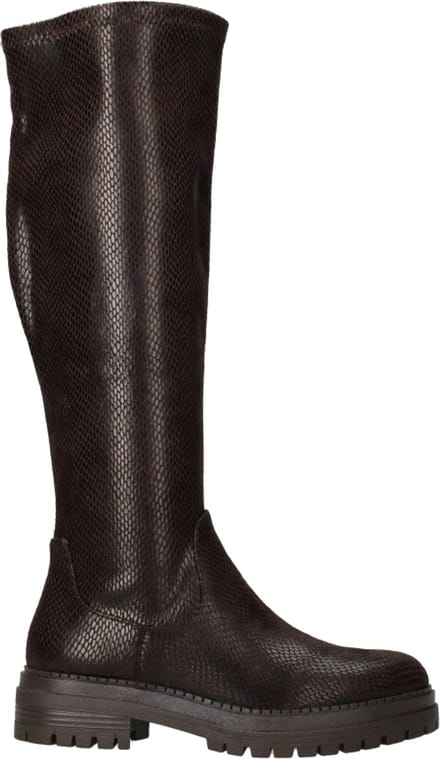 POSH by Poelman Lange laarzen - Dames - Bruin - Maat:40