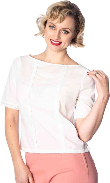 Dancing Days - CUTE FOR DAYS Top - S - Wit
