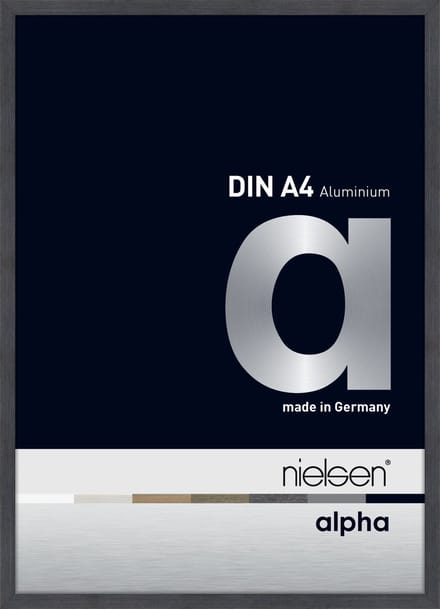 Nielsen Alpha Aluminium Fotolijst Grey 21x29,7cm (A4)