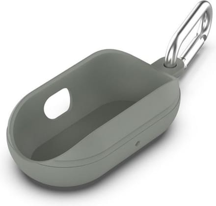 KELERINO. Hoesje geschikt voor Samsung Galaxy Buds - Half Open - Grijs