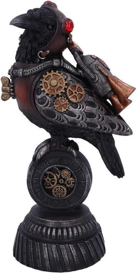 Nemesis Now Steampunk Raaf Rivet Raven beeld 24cm