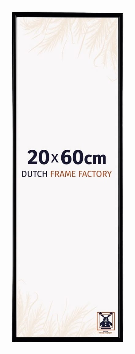 Fotolijst 20x60 cm - Kunststof - Zwart Mat - Easy