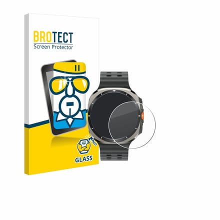 BROTECT - Glas Screenprotector voor Samsung Galaxy Watch Ultra / Ultra 2 (47 mm) - Gehard Beschermglas 9H