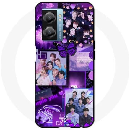 Oppo A77 5G BTS concept paarse behuizing