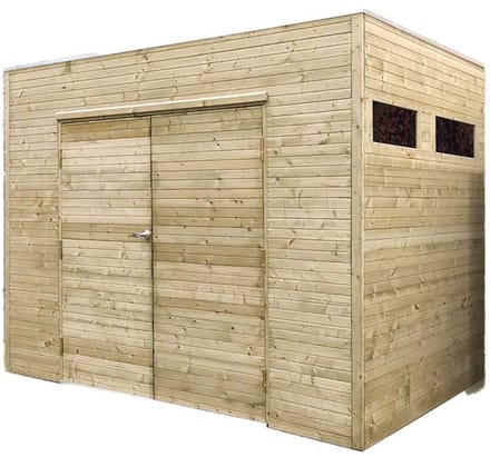 Solid Superia-cube-turi Tuinhuis - Vuren - Geïmpregneerd - 298,8x298,8cm