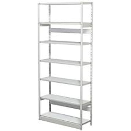 Complete stelling PROGRESS 500 T, basissectie, zonder achterwand, H 2250 x B 960 x D 300 mm