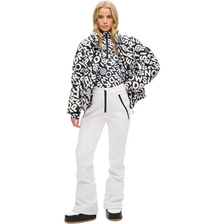 Superdry SKI SOFTSHELL SLIM TROUSERS Dames Wintersportbroek - Optic - Maat XL