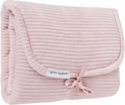 Baby Verschoonmat - Draagbare Mat - Onderweg - Waterafstotend - 68 x 44 cm - Oudroze