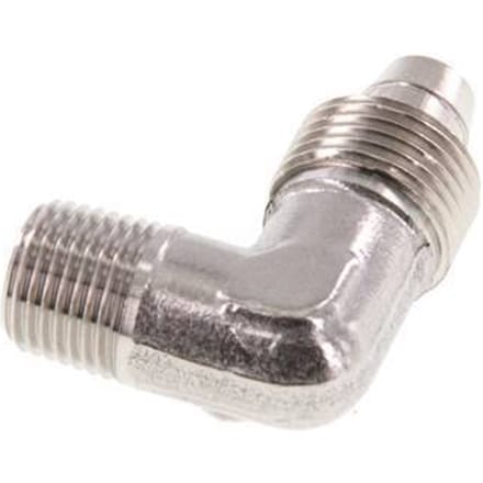 8x6 & R1/8'' RVS 1.4404 L-Opsteekkoppeling Buitendraad