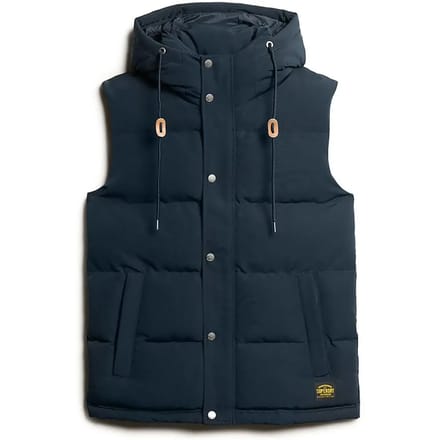 Superdry - Everest Bodywarmer met Capuchon - Heren - Gilets