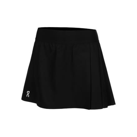 On Court Pleated Rok Dames-Zwart