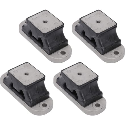 4 Pièces Support Moteur Caoutchouc Remplacement pour FX 140 2002-2006 67X 44517 00 8P Réduire les Vibrations Moteur gray