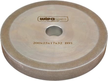 WIVAMAC CBN Grinding Wheel ⌀200 x 25 mm - Axle Hole ⌀32 mm