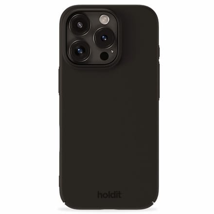 Holdit Slim Case geschikt voor Apple iPhone 16 Pro Max - Zwart