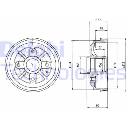 Remtrommel DELPHI BF324