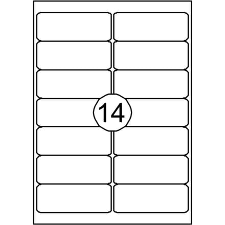 Etiket Quantore 99.1x38.1mm 210 stuks
