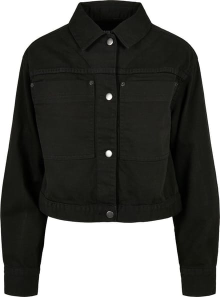 Urban Classics - Short Boxy Worker Jacket - 3XL - Zwart