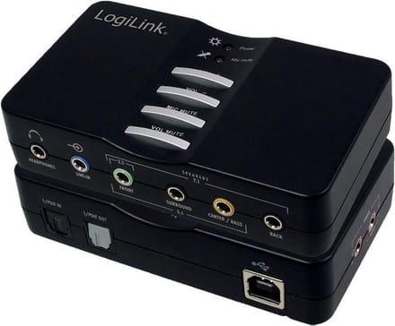 LogiLink USB Sound Box Dolby 7.1 8-Channel 7.1kanalen USB