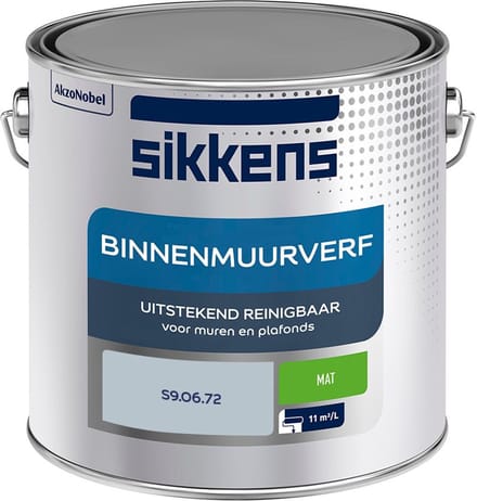 Sikkens - Binnenmuurverf Mat - S9.06.72 - Mengverf - 2,5 L