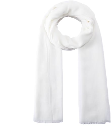 Emilie scarves - sjaal - wit - basic sjaal - omslagdoek - lang - 200X90CM - viscose