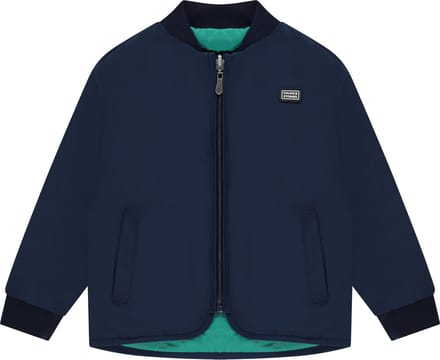 Stains and Stories boys reversible jacket Jongens Jas - deep sea - Maat 128