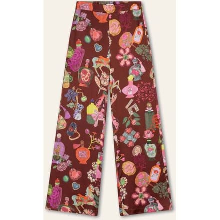Oilily Poreli Broek- maat44 Hot Chocolate