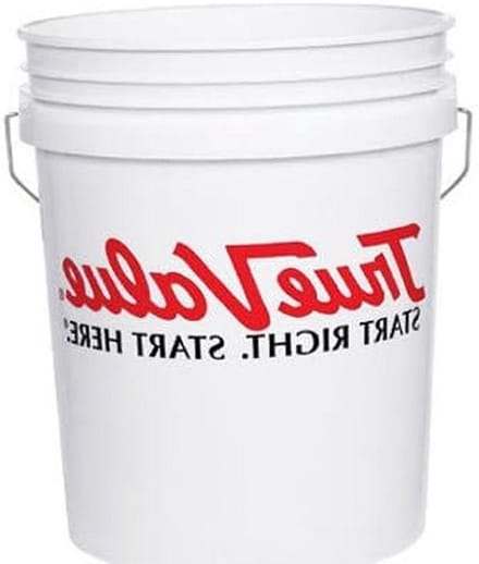 Plastic Emmer - Opslagbak - Verf Klussen - Inclusief Deksel - 5 Gallon - Wit