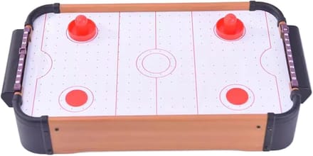 Airhockeytafel - Tafelspel - Spelplezier - Houten constructie - Compact formaat