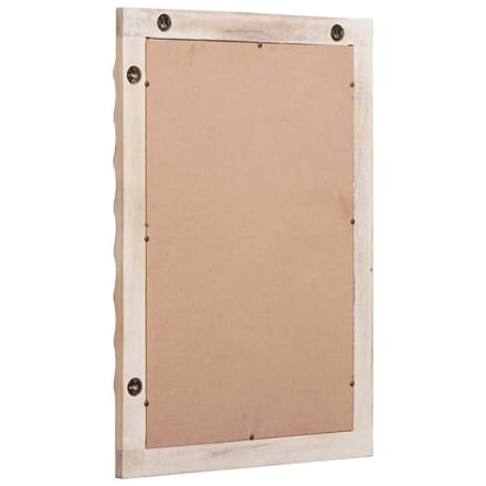 vidaXL - Badkamerspiegel - Witte - Was - Afwerking - 50 - x - 70 - x - 2,5 - cm