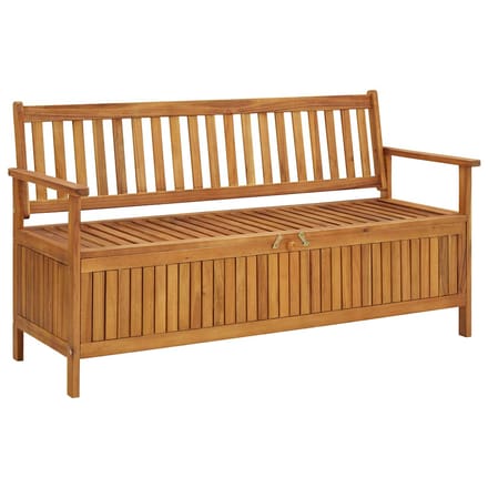 vidaXL - Tuinopbergbank - 148 - cm - massief - acaciahout