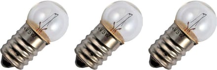 Signaallamp E14 12V 3W - 250 mAh - 3 stuks - G18 Gloeilamp Ø18mm - 35mm - 2500K - Dimbaar