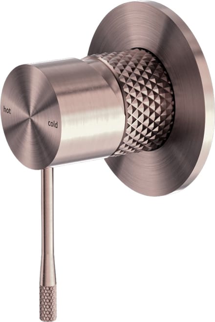 Owen & Finch Messing Mengkraan Geborsteld Satijn Brons PVD – Diamantkarteling