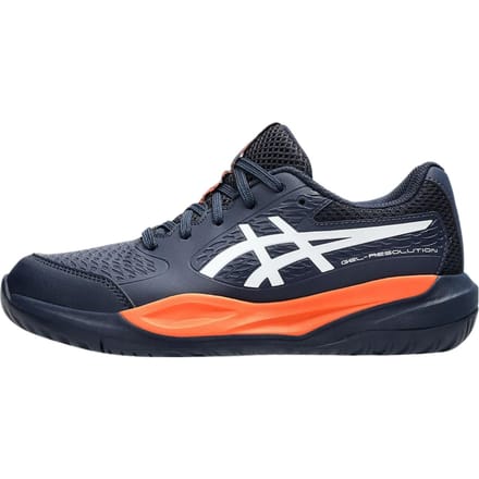 ASICS Gel Resolution X GS Midnight White Kinder Sneakers Blauw 1044A081-400 34.5 black