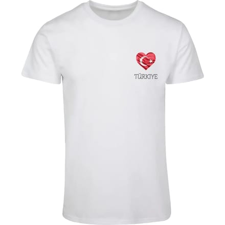 Merchcode - Merchcode Football - Turkey Heren T-shirt - L - Wit