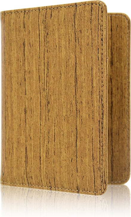 Autopapieren Mapje - 10,5cm x 14cm - Type: V1 Houtpatroon Bruin